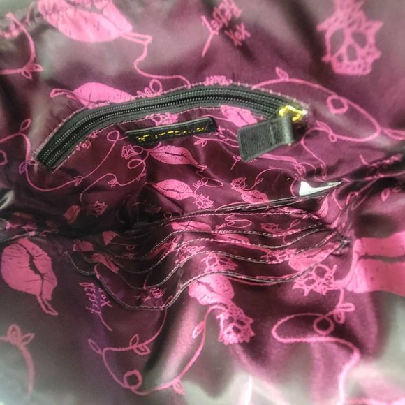 Betsey Johnson wrist clutch bag purse Large - Picture 7 of 8